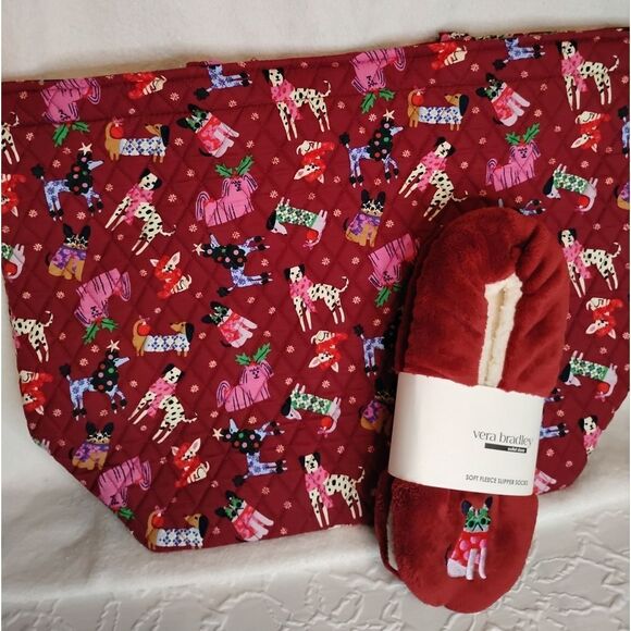 Vera Bradley Handbags - Vera Bradley Holiday Hounds Duo